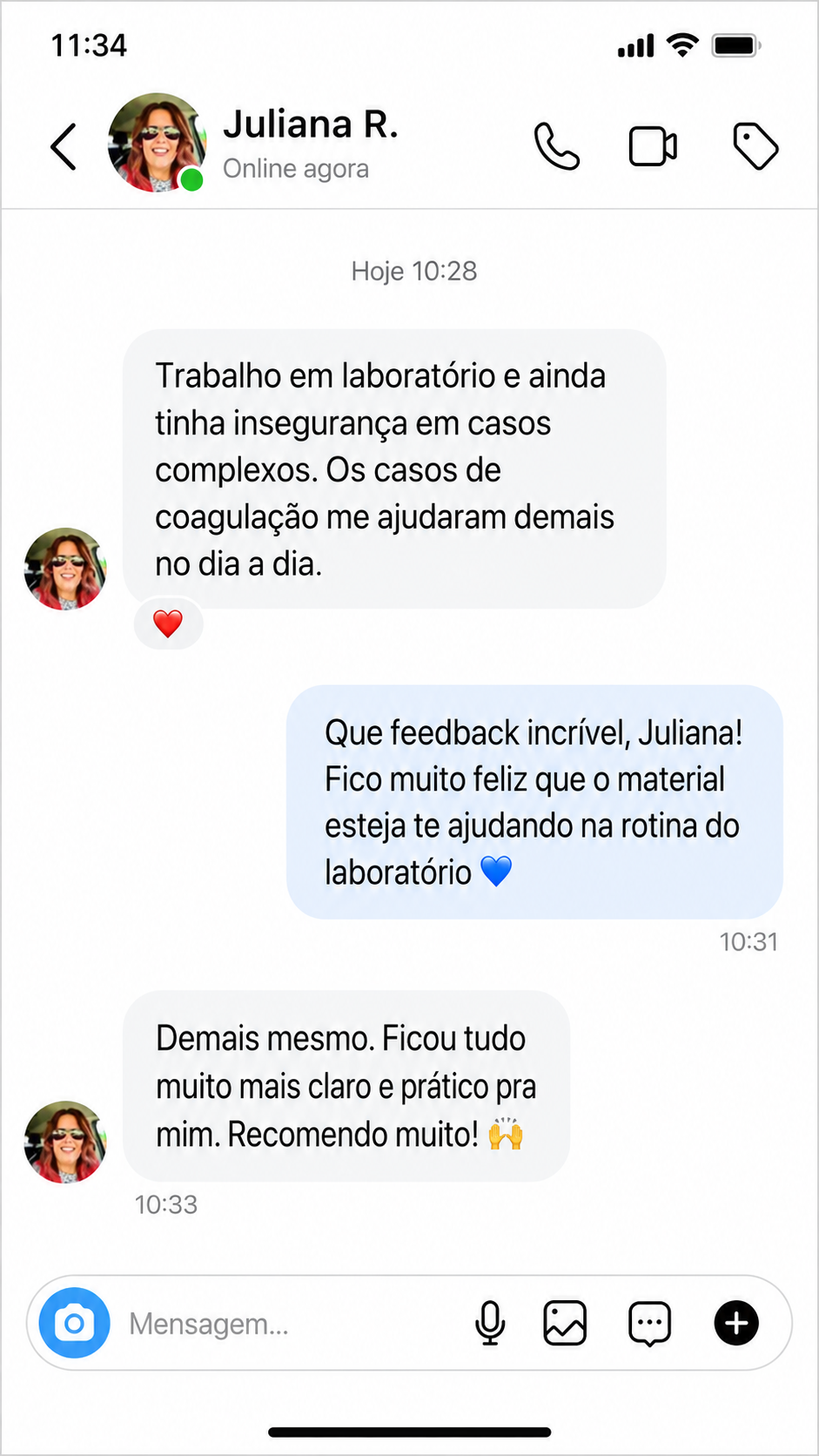 Depoimento de Juliana R.