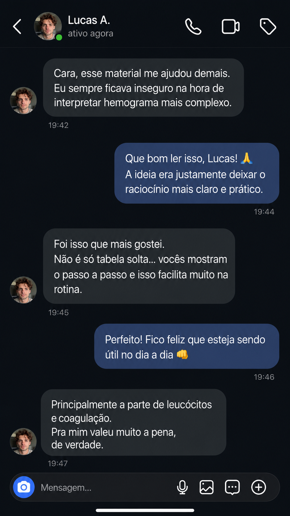 Depoimento de Lucas A.